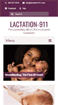 Mobile Screenshot of lactation-911.com